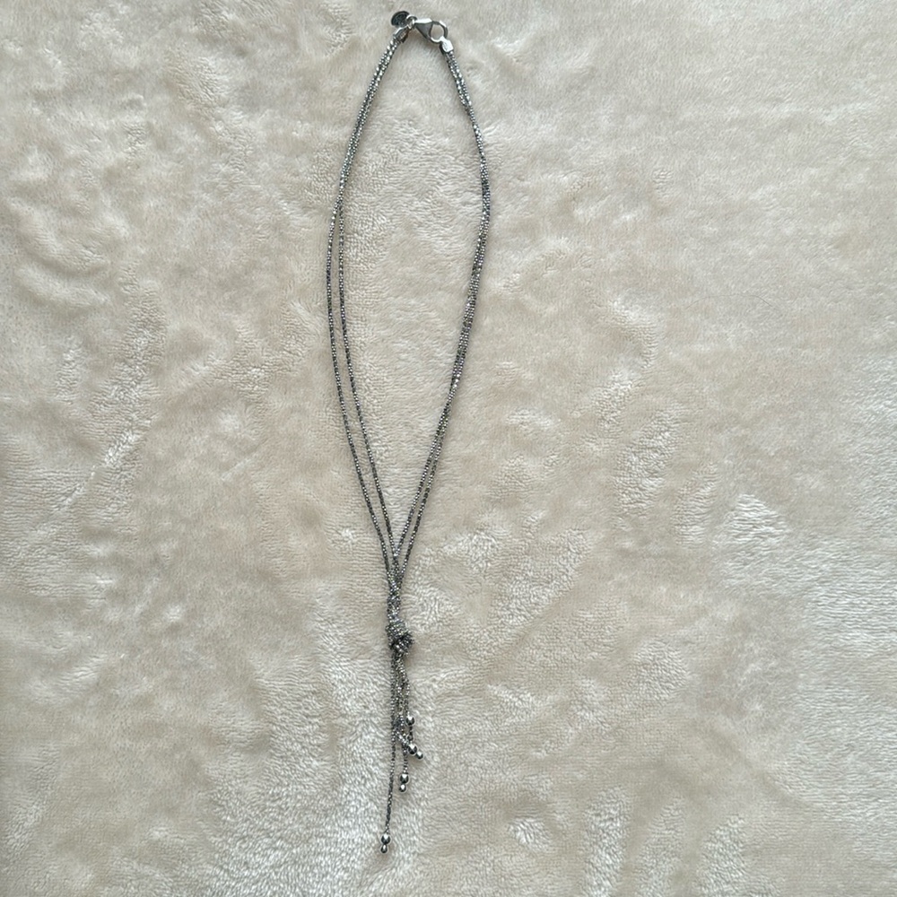 Silpada  silver Italy 925 choker tiered necklace